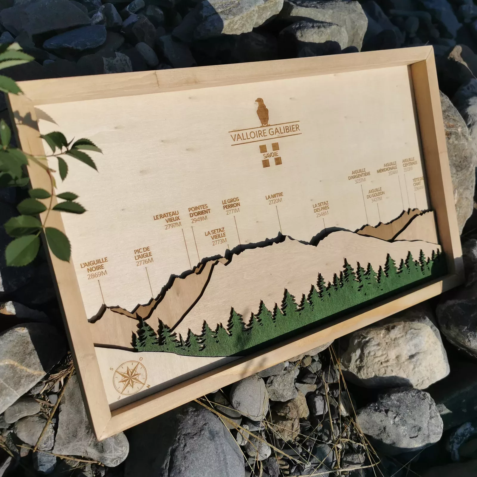 Panorama en bois : Valloire / La Setaz