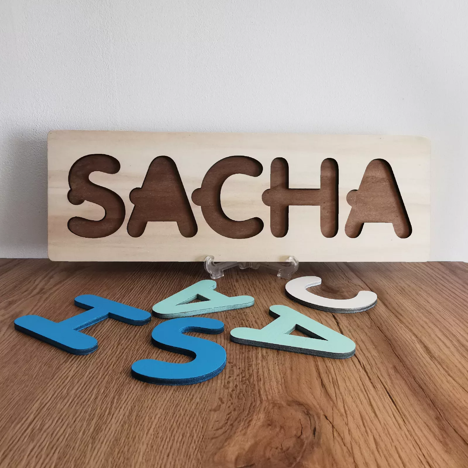 Puzzle prénom en bois