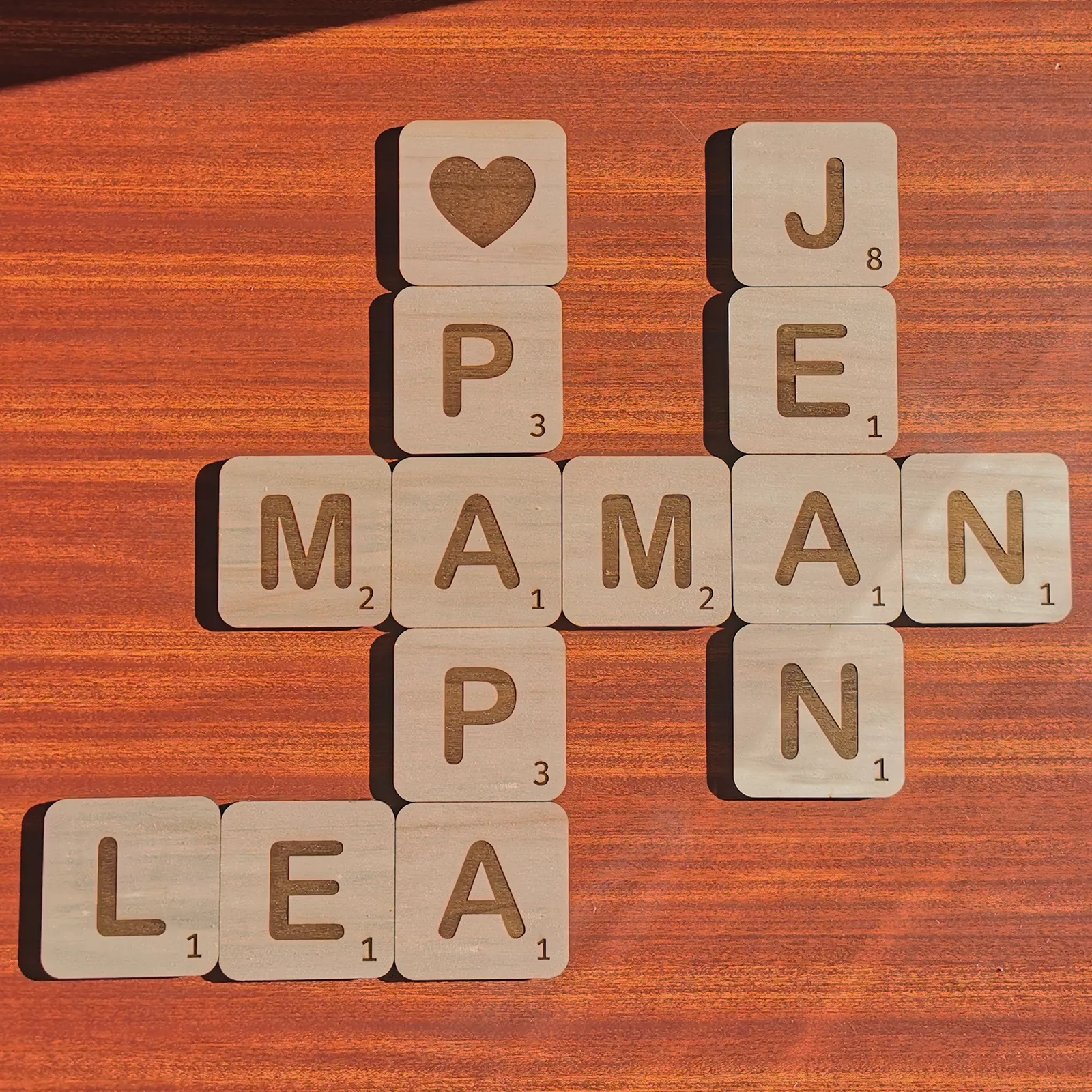 Lettres murales Scrabble géantes