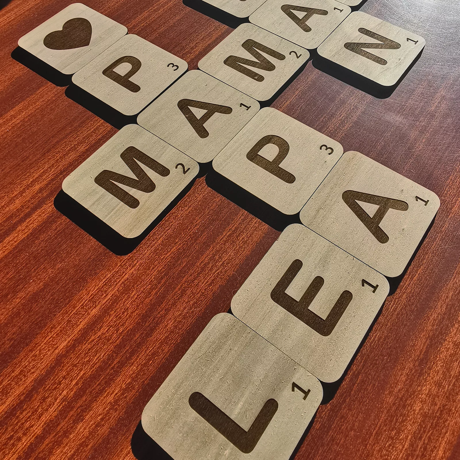 Lettres Scrabble Géantes Décoration Murale