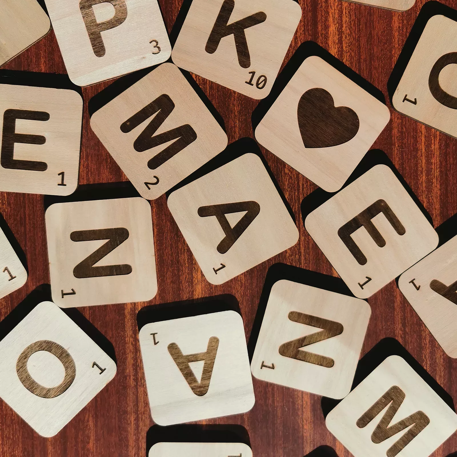 Lettres Scrabble Géantes Décoration Murale