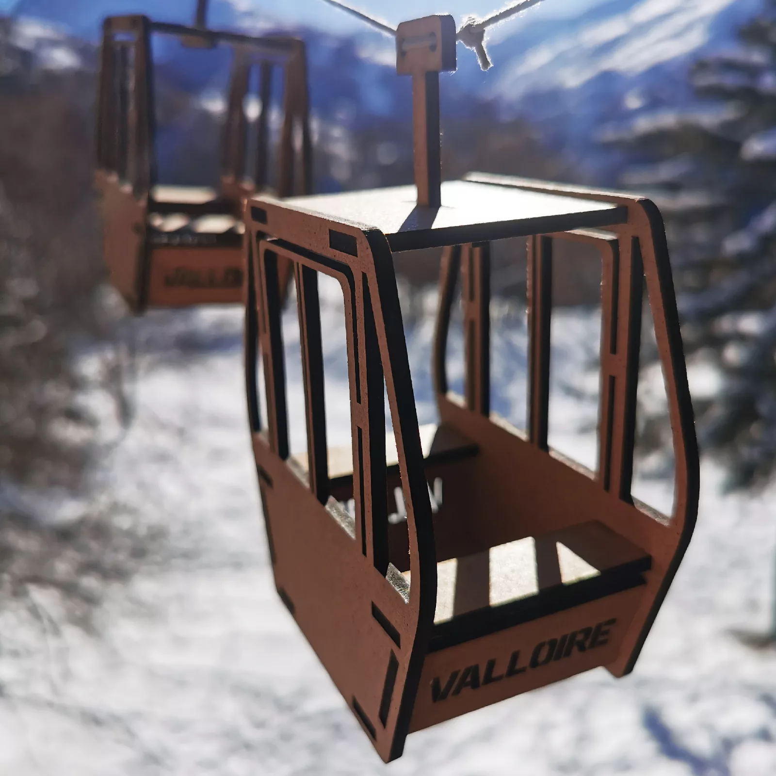 Kit télécabine en bois