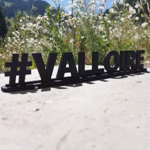 Hashtags en bois