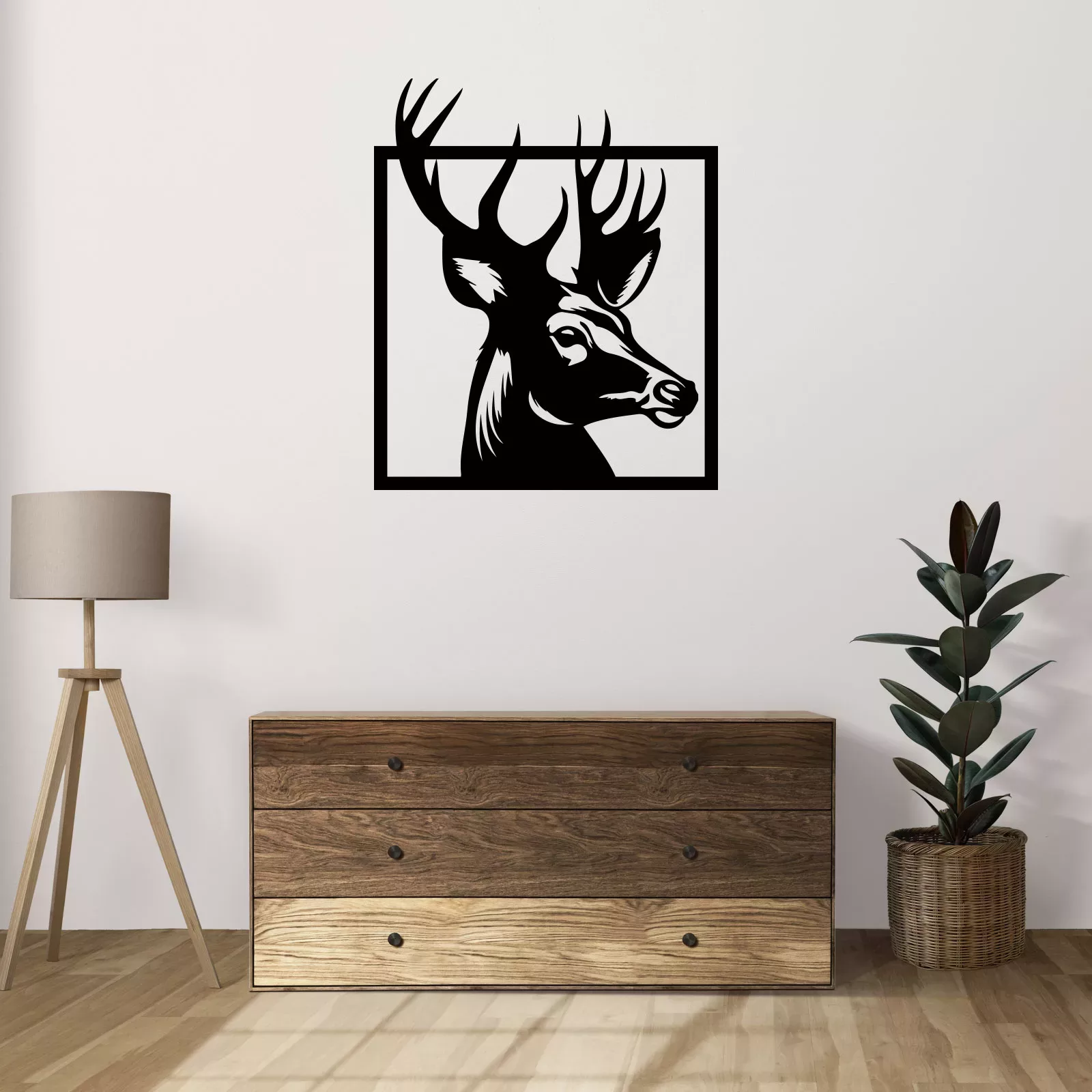 Tableau évidé en bois