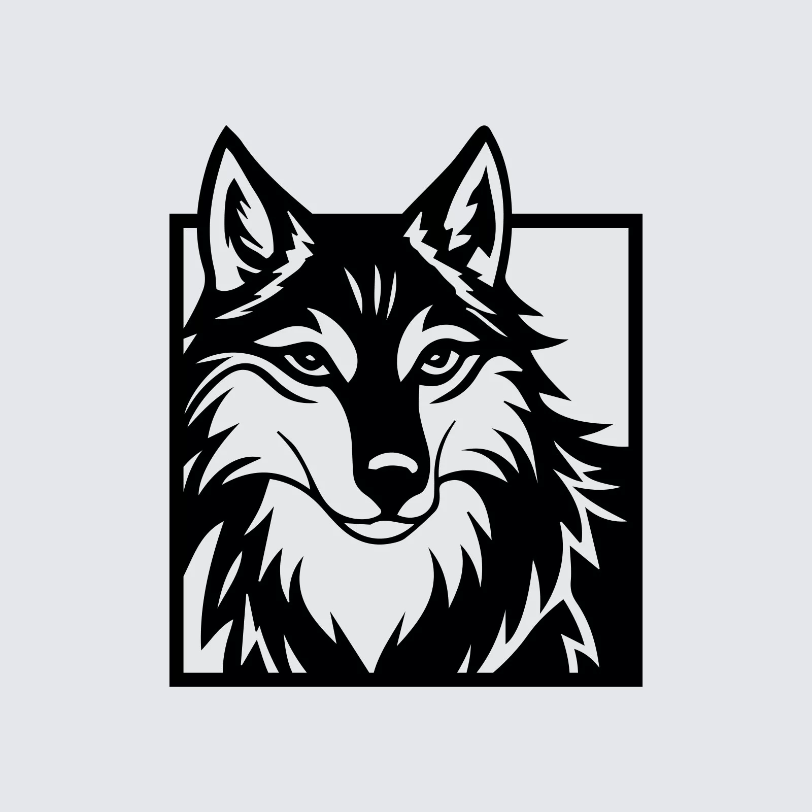 Tableau évidé en bois