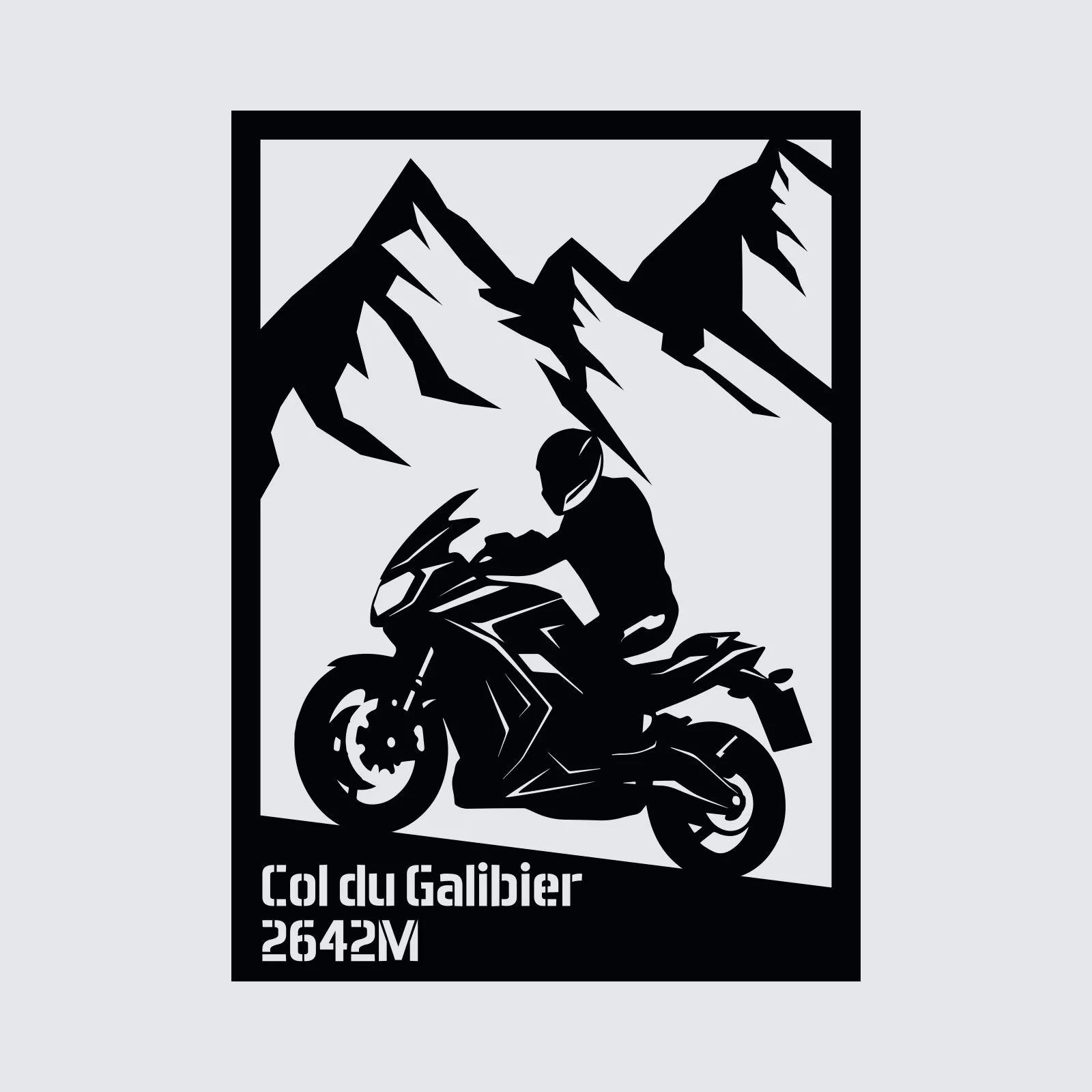 Tableau évidé en bois