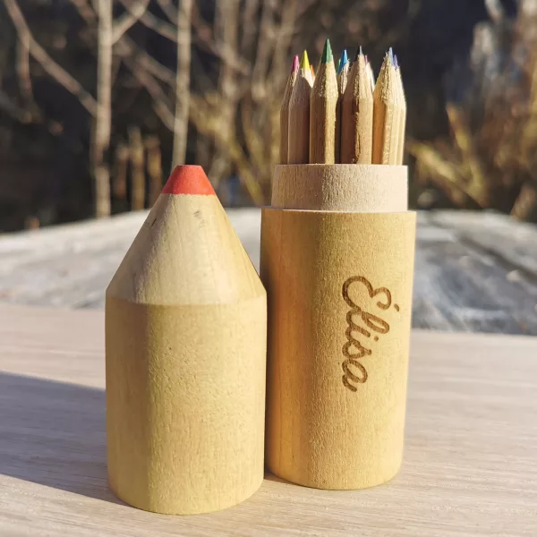 Boîte à crayons personnalisée