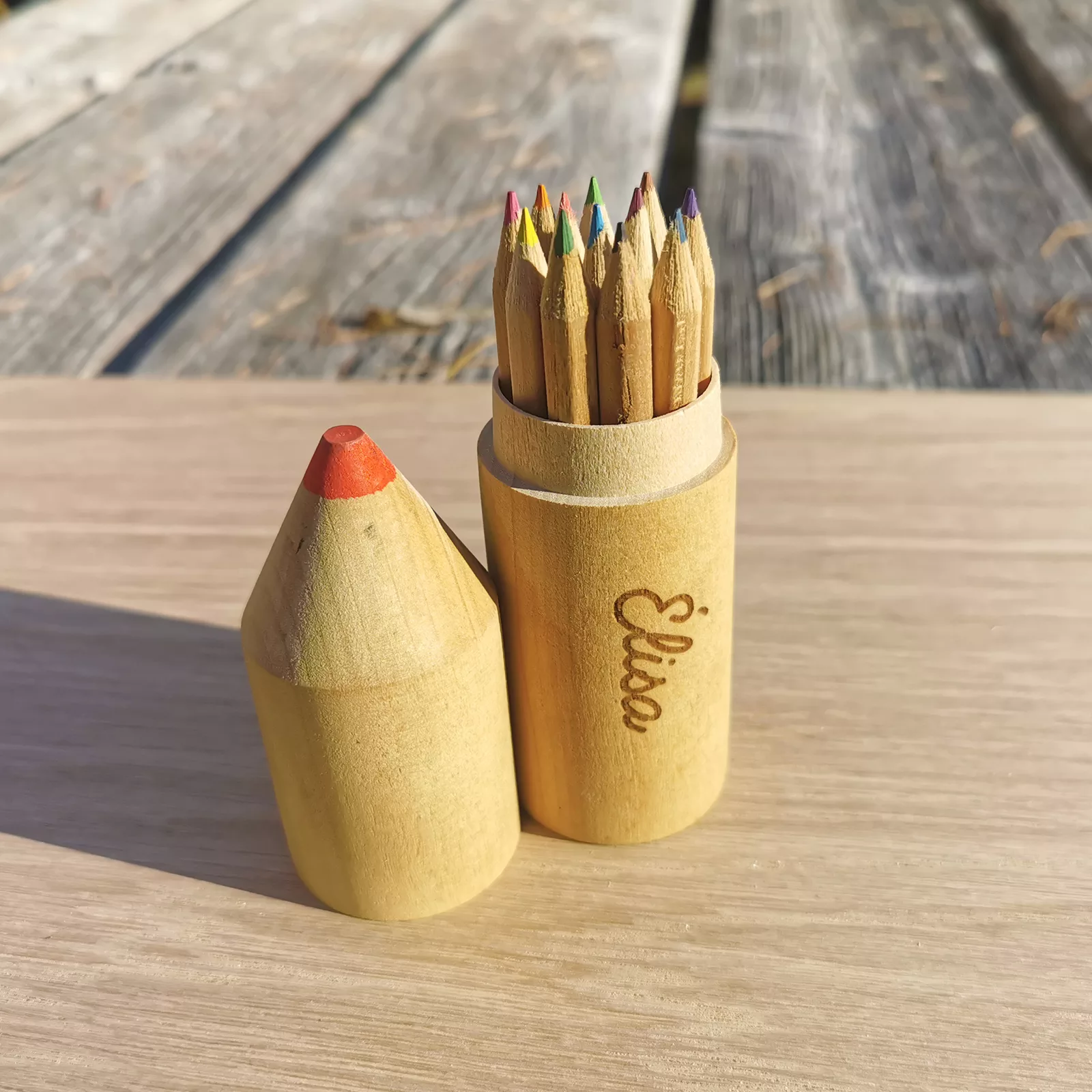 Boîte à crayons personnalisée