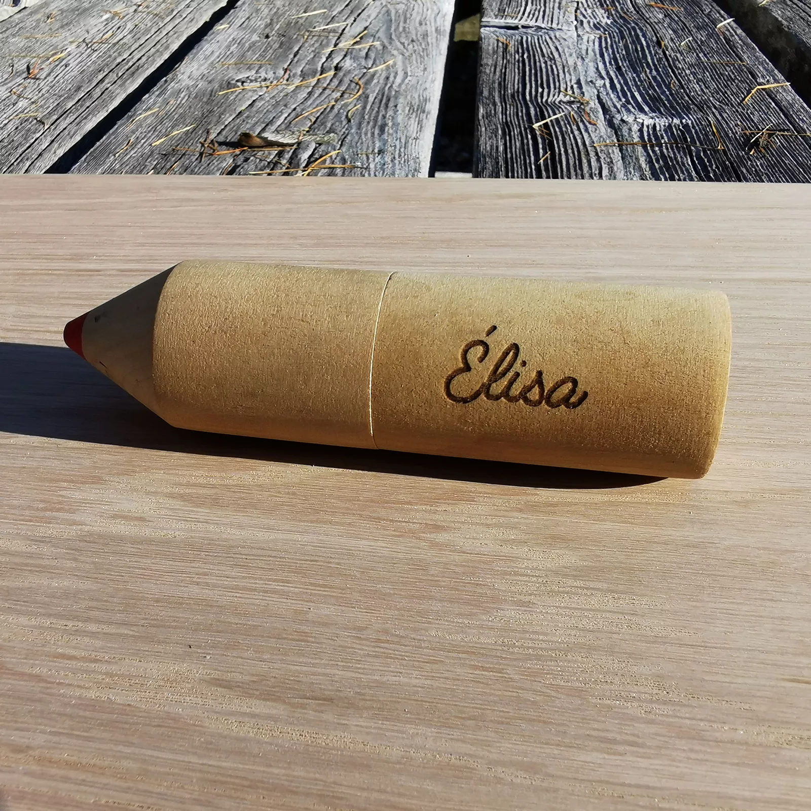 Boîte à crayons personnalisée