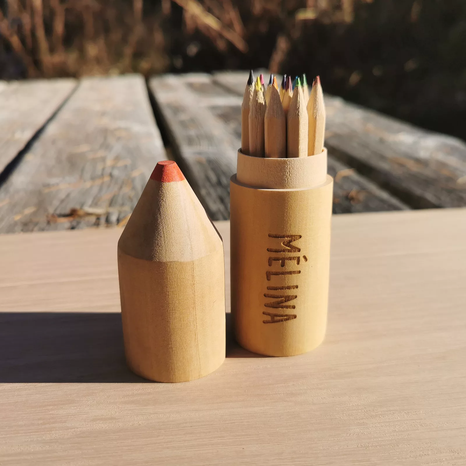 Boîte à crayons personnalisée