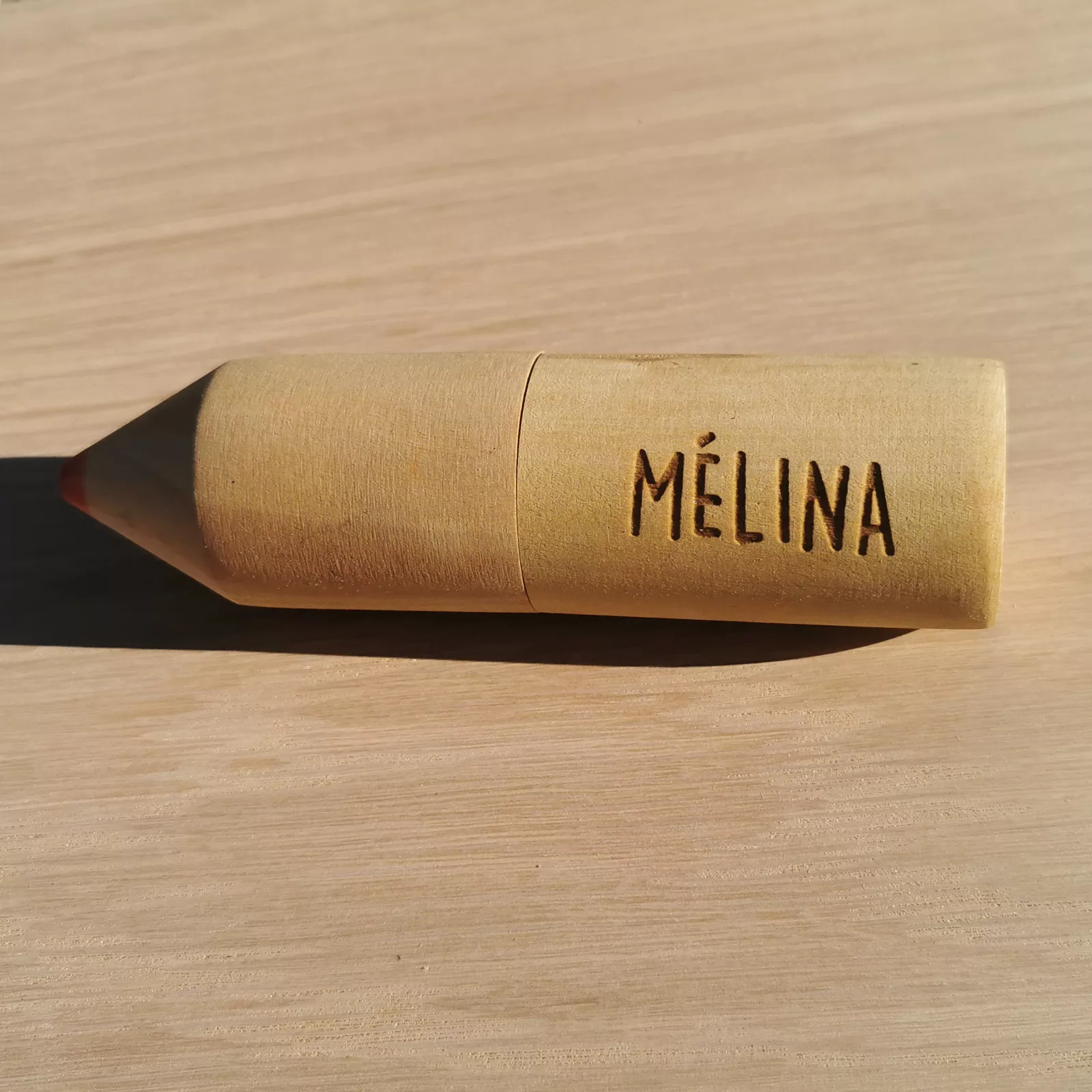 Boîte à crayons personnalisée